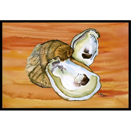 Carolines Treasures Oyster Indoor Or Outdoor Mat - 18 x 27 in. 8142-MAT
